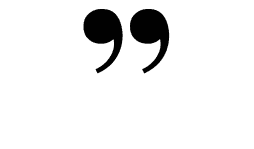 Closing double quotation mark.